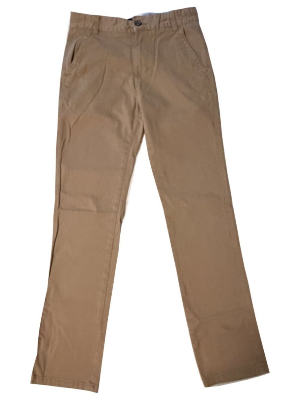 Tommy Hilfiger Boys Khaki Chino Pants Adjustable Waist Size 14